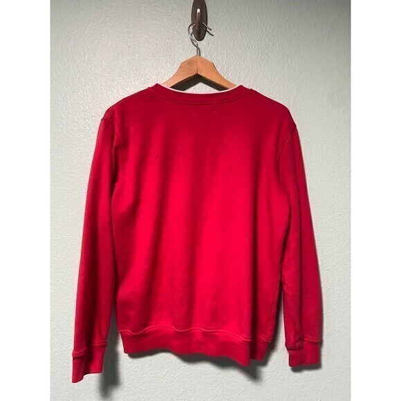 Holiday Traditions Women's Red and White Button Christmas Snowflake Sweater L - Picture 6 of 9